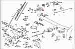 Genuine Mercedes W116 S-class Reading Lamp 1168200352. Fixed Price $53.53.