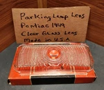 Nib Lynx Eye Clear Glass PL-681 Parking Lamp Lens Fits 1949 Pontiac. Fixed Price $14.99.