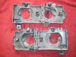 88 89 Chevrolet Gmc Truck Quad Sealed Beam 4 Headlight Housings Lh Rh Obs. Fixed Price $88.89.