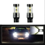 3157 3156 3057 4157 Led Reverse Brake Turn Signal Light Bulb White Mini Design. Fixed Price $13.99.
