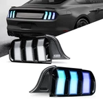 Rgb Tail Lights Ford Mustang Shelby GT350 GT500 2015-2023,PAIR Lamps,clear. Fixed Price $323.10.