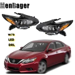 Headlights Halogen For 2016-18 Nissan Altima W/o Led Drl Driver&passenger Lamps. Fixed Price $218.99.