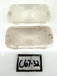 Oem 1971 Ford Fairlane Galaxie 500 Pair Parking Light Lens FPT-61 C67-32. Fixed Price $14.95.