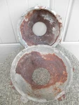 Set Of 1941 Studebaker Sedan & M-series Truck Headlight Buckets #274275. Fixed Price $24.95.