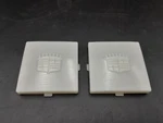 77 78 79 Cadillac Deville Interior Rear C-pillar Courtesy Light Lens Set New. Fixed Price $100.00.