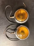 Vintage Pair Mopar Corcoran Brown Fog Lights Amber 4 Set Of 2 Chrysler Dodge. Fixed Price $175.12.