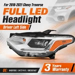 Full Led Headlight Left Driver Side For 2018-2021 Chevy Traverse 84887859. Fixed Price $145.99.