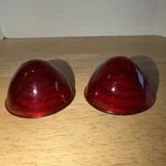 Vintage Yankee Metal Products Red Brake Light Lens No. 20-28-84-86-87-89. Fixed Price $42.49.