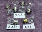 Vtg Westinghouse 2330 2331 2531 Bulbs 6-8 Volt Lamp Light Car Truck. Fixed Price $29.99.