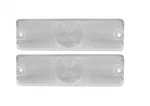 Usa-made! 1965 Chevy Impala Parking Light Lens, Clear Pair New Trim Parts!. Fixed Price $45.89.
