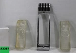 1953 Pontiac Chieftain Left Front Turn Parking Signal Bezel 2-LENSES Catalina. Fixed Price $89.00.