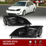 Black Oe Style Replacement Headlights Lamps Left+right 2005-2007 Ford Focus. Fixed Price $94.00.