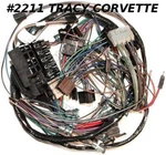 1964 Corvette Usa Made Repro Gm 2988862 Dash Ip Wiring Harness No Backup Lamps. Fixed Price $741.00.