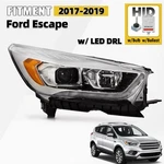 Hid/xenon Headlight 2017-2019 Ford Escape W/led Drl W/bulb Chrome Right. Fixed Price $229.90.