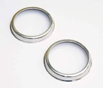 Lucas Type L594 & L488 Chrome Retaining Rims, Part 572734 7H5182 For Mini Mg. Fixed Price $6.66.