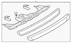 Genuine Nissan Center High Mount Stop Light 26590-1EA0C. Fixed Price $483.47.