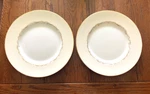 Dinner Plates Minton Felicity Bone China Made England H5289 Gold Trim 10 5/8. Fixed Price $39.99.