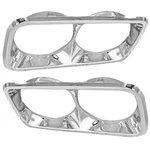 1969 1970 1971 1972 Gmc Truck Front Headlight Headlamp Bezel Rh+lh Chrome Metal. Fixed Price $199.99.