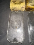 New Old Stock C3AZ13208B Parking Light Lens - Ford Bronco Tbird Comet Wagon. Fixed Price $10.00.