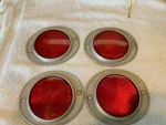 Lot Of Tiger-ey Hexflex Sae A64 Red Do Ray 100-0 Reflector Lenses. Fixed Price $39.99.