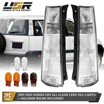 Clear Frosted Lens Tail Light With Bulbs Pair (l+r) For 97-01 Honda Crv RD1 Cr-v. Fixed Price $209.95.