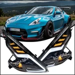 Led Headlight For Nissan 370Z Fairlady Z34 2009-2021 Sequential Turn Signal Lamp. Fixed Price $881.79.