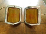 1950 1954 Chrysler Backup Reverse Lights Lamp Lense Chrar Mopar. Fixed Price $99.95.
