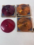 Nos 4 Set 1953 - 1962 Chevy Gmc Truck Fender Mount Turn Signal Light Lamp Lenses. Fixed Price $59.95.