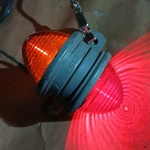 Anthes Dual Marker Light Vintage Truck Beehive Lens Red/amber Glass Cab Lamp. Fixed Price $49.00.