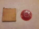 Vintage Glo Brite GB201 Guidex R-13 Red Lamp Light Glass 919044. Fixed Price $40.00.