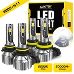 4X 9005 H11 Led Headlight Kit Combo Bulbs 6500K High&low Beam Super Bright White. Fixed Price $80.99.