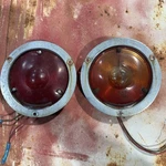 Signal Stat Red Round Stop/ Tail Light 2 Wire Gray Housing Metal. Fixed Price $35.00.