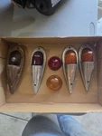 Vintage Anthes 666 Marker Light Glass Lens Amber International Truck Cab. Fixed Price $79.99.
