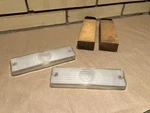 1957 Ford Parking Lamp Lens Pair Glo-brite Nos. Fixed Price $26.00.