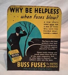 Buss Glass Tube Fuses Advertising Metal Store Display See Photos & Description. Fixed Price $45.00.