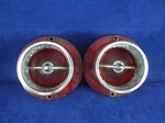 1963 Chevrolet Impala Guidex Rear Tail Light Lens Pair + Trim Rings Oem 5954186. Fixed Price $15.22.