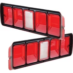 1971 Plymouth Road Runner Gtx; Tail Lamp Lens; With Black Trim; Pair. Fixed Price $109.99.