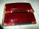 Nors 1941 Chevrolet Pass Car Stop Tail Light Lens Pair Lynx Eye T-335. Fixed Price $17.56.