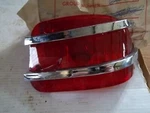 1963 Amc Rambler Ambassador Station Wagon Right Side Tail Light Lens Nos. Fixed Price $24.95.