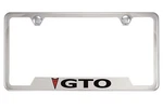 Chrome License Plate Frame For Pontiac Gto. Fixed Price $14.50.
