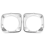 Headlight Door Polished Aluminum Pair 1973 Mustang. Fixed Price $205.20.