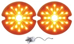 United Pacific Super Bright Led Front Parking Light Set 1953-1962 Chevy Corvette. Fixed Price $109.98.