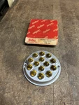 New Nos Anthes TA-14 Glass Marble Cats Eyes Alum Finish Reflector Topper Box Usa. Fixed Price $199.99.