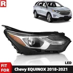 For 2018-2020 Chevy Equinox Full Led W/drl Headlight Right Passenger Side. Fixed Price $169.99.