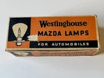 Vintage Nos Westinghouse Mazda Lamps For Automobiles No. 1052-IF Bulb RP11. Fixed Price $29.95.