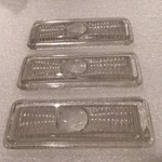 3X Front Side Light Lens & Bezel Vintage Hua 15068 For Hudson And Others Qty. Fixed Price $100.00.
