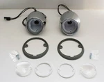 New 1967 - 1968 Mustang Back Up Lamps, Lenses, Gaskets Screws Left & Right Kit. Fixed Price $79.95.
