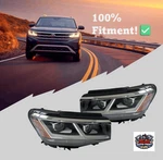 Pair Of Headlight For Vw Volkswagen Atlas 2020 2021 2022 2023 Driver&passenger. Fixed Price $450.00.
