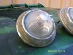 1951 1952 Studebaker Champions Commanders Back-up Light Bezel Pair 527668. Fixed Price $50.00.