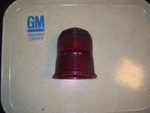 Vintage Griffin Lamp Red Glass Beacon AM4619 4.5". Fixed Price $25.00.